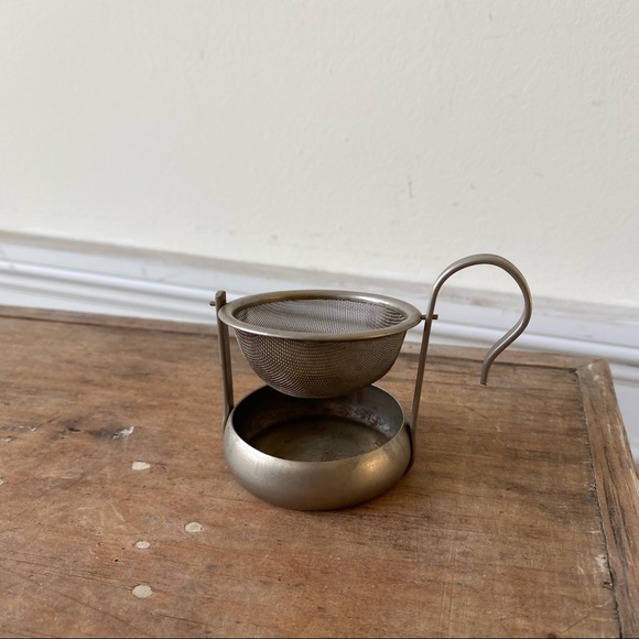 Vintage Tea Strainers Infusers Germany Ball & Swivel Lot of 2 - Picture 12 of 14